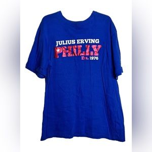 Philadelphia 76ers Shirt Adult ‎ 4xl Julius Erving Doctor J Outdoor Mens Y2K